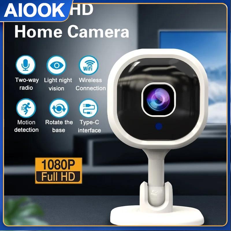

AIOOK A3 IP Wi-Fi Беспроводная камера HD 1080P Ночное видение Поддержка автоматического отслеживания людей Смартфон Видео Аудио Разговор Умная домашняя камера наблюдения