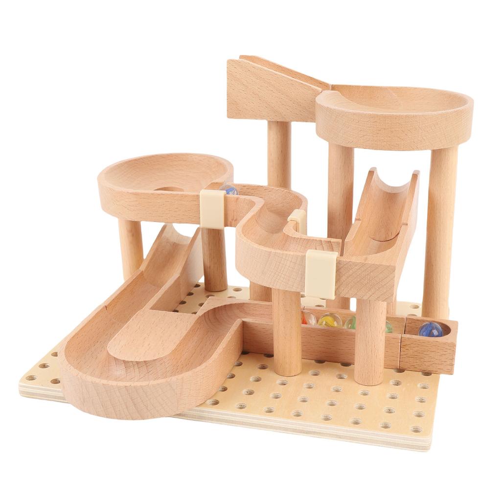 Holz Murmelmodell Bausatz DIY Stabile Struktur Pädagogisches Murmelmodell Montage Spielzeug für