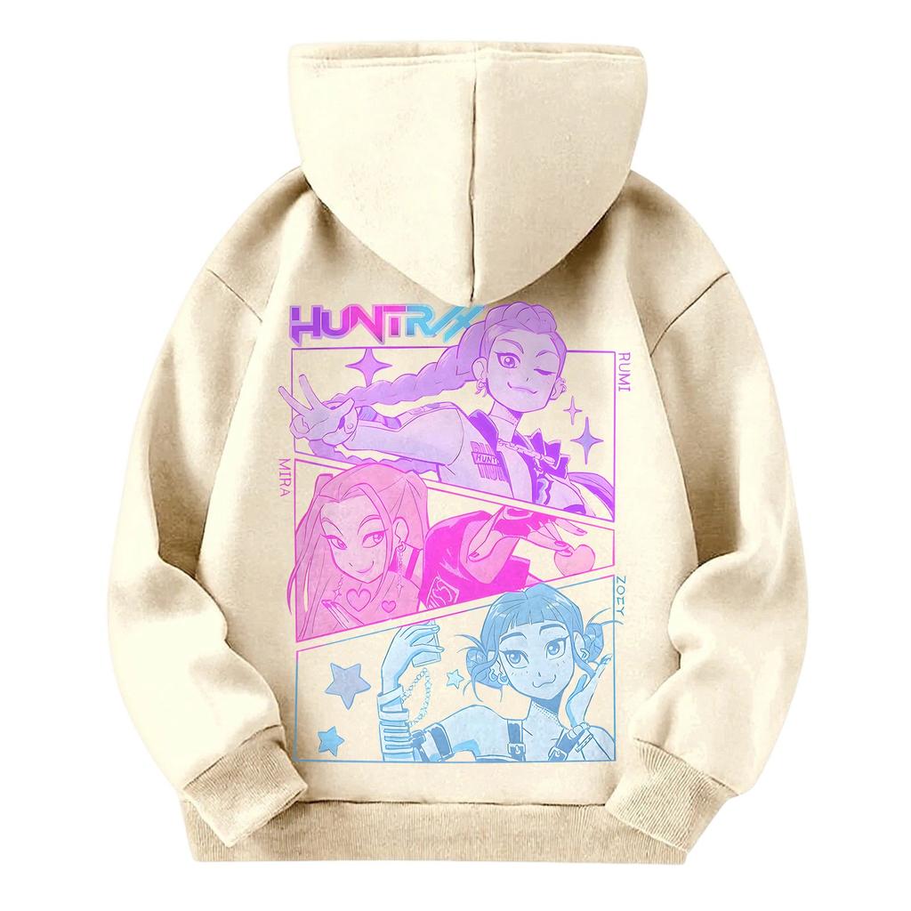Women's Hooded Gradient Printed Long Sleeved Sweatshirt Loose Women's Sweatshirt  Sweatshirt