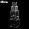 Square Transparent Plastic Display Gift Boxes
