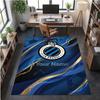 Crystal Velvet Rug Club Brugge FC Print Custom Name Text Floor Mat Home Decor
