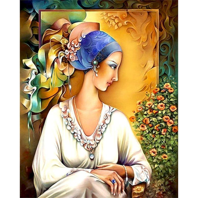 5D DIY Diamond Painting Women Kits Cross Stitch Diamond Embroidery Rhinestone Art Home Decoration Adults Picture Kits