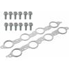 LS Exhaust Manifold Header Gasket Pair with Bolts for Chevy Silverado Camaro GMC Sierra LS1 LS2 LS3 LS6 LQ4 LQ9 4.8 5.3 5.7 6.0 6.2L 1997-2018,