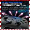 Manette de jeu Bluetooth pour iOS/Android Manette pour PC Bascule Hall Six Axes Double Vibration Joystick pour Switch