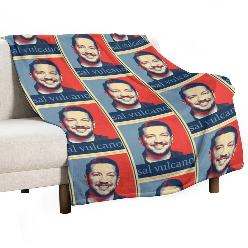 Musica Retro Sal Vulcano Retro Vintage Coperta Plaid Piumone Decorativo Divani Lusso Coperte da Picnic