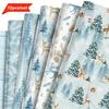 12pcs/set Christmas Gift Wrapping Paper,Snowflake and Reindeer and Tree Pattern,Exquisite Paper Gift Wrapping Tissue Paper