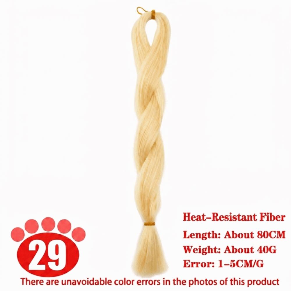 80cm Heat-Resistant Fiber Doll Hair Hand-crocheted Doll Hair for BJD SD Doll Doll Hair