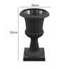 Black White Plastic Vase Wedding Stage Large Vase Decoration Home Furnishings Garden Balcony Courtyard Flower Pot Ornaments