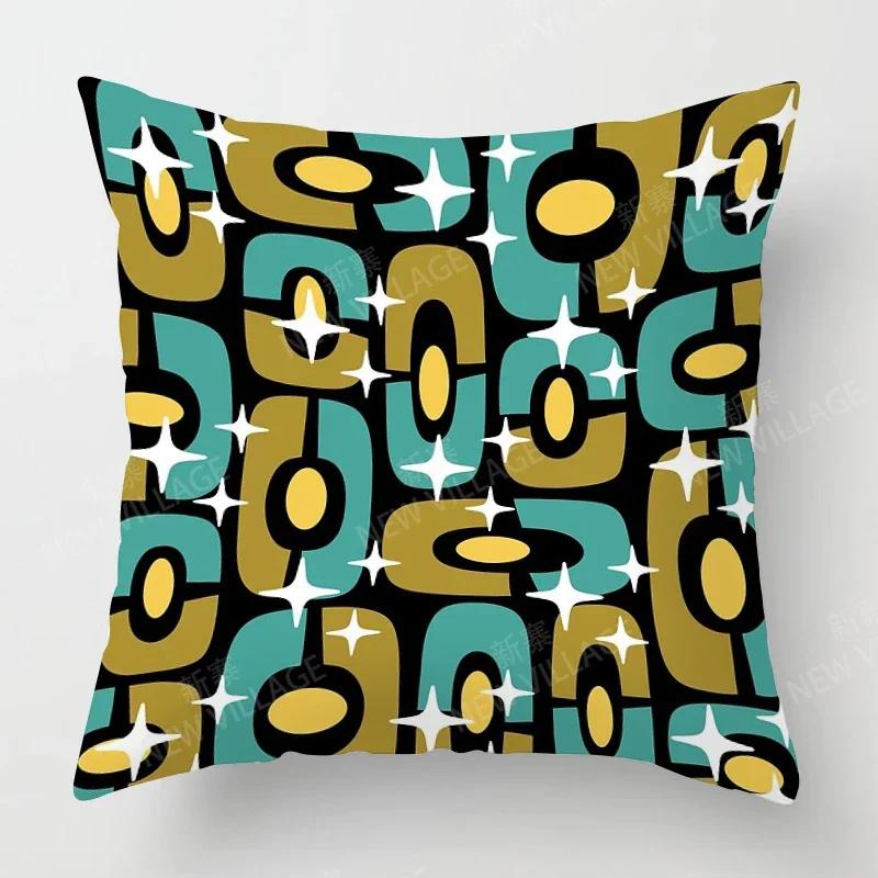 Nordic Fall Home Decor Autumn Throw Pillow Case Sofa Cushion Cover Modern  Geometry