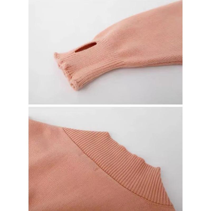 Pletené dvoudílné sady Móda Žhavá dívka Oblečení Pro ženy Kostým Crop Top růžový cardigan Dámské Mini zavinovací pletené šaty Žena