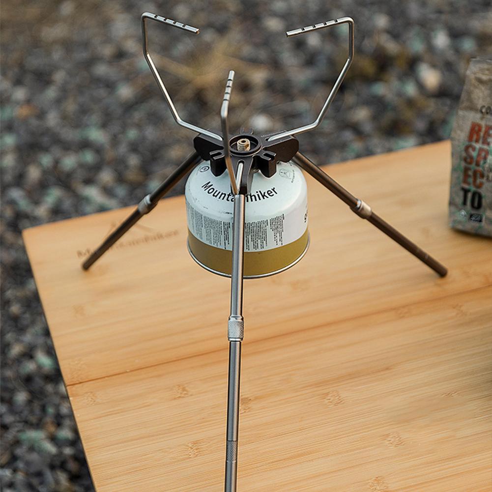 Gas Furnace Expansion Bracket Adjustable Height Single Stove Extension Bracket Outdoor Gas Tank Support for Outdoor Cooking