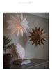 Cross-border Luminous Christmas Snowflake Star Origami - Window Display Pendant