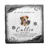 Personalized Pet Memorial Stone - Round DIY Slate for Cats & Dogs