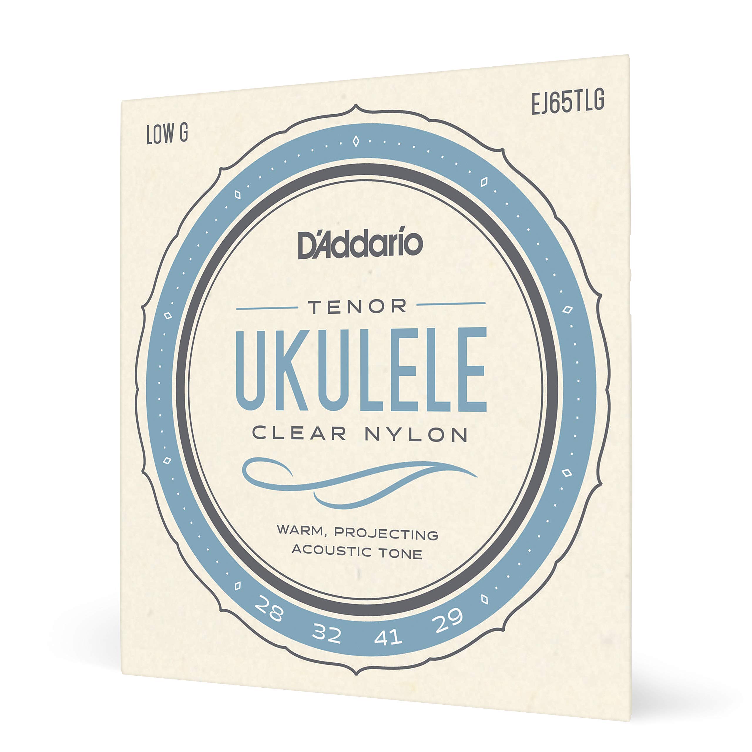 

Струны для укулеле Custom Extruded Nylon Tenor Low G EJ65TLG D Addario Pro-Arté []