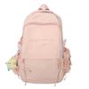 Schoolbag Large Capacity Solid Color Backpack Women's 1011 New High Value Cute Student Schoolbag Versatile Travel Backpack Tide