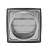 Wall Vent Exhaust Cover 304 Stainless Steel Dryer Hooded Wall Vent Exhaust Hood with Mesh Screen Damper for Dryer Vent Outdoor   Ventilation Include