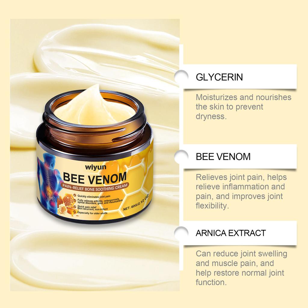 Beevenom New Bee Professional Treatment Gel Bee Cream for Shoulder Neck Waist and Legs and Joint Care 20g Relaxation Treatment
