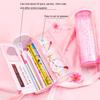 Pencil Case Portable School Children Pen Box Reusable Battery Operated Birthday Book Shop Stationery Storage Organizer Girl