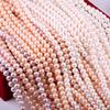 Natural Freshwater Intimate Circle Loose Pearl Beads Gemstone for DIY Necklace Bracelet Jewelry