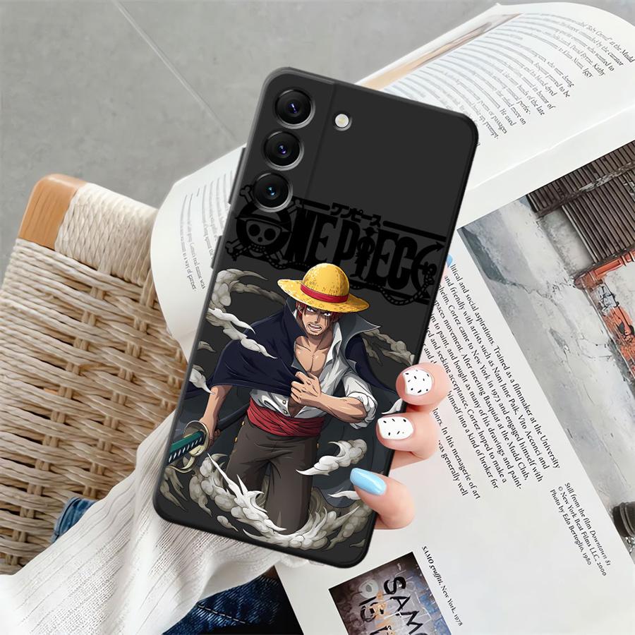 

One Piece Shanks Nami Case for Samsung Galaxy A26 A72 A25 A71 A24 A55 A32 A23 A53 A51 A73 A41 A35 A22 A52 A36 Black Soft Phone Galaxy A24 4G