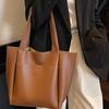 Spring New Tote Bag Fashionable Large-capacity Bucket Bag Simple Women's Commuting Armpit Shoulder Handbag