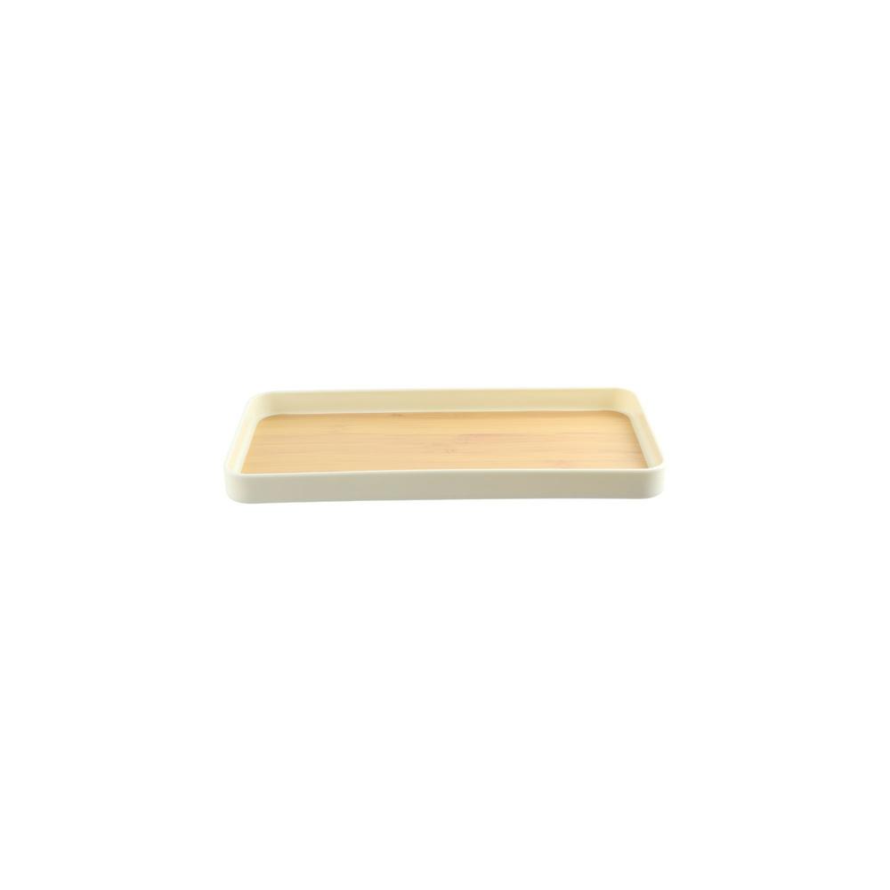 Rectangular Wood Pattern Tea Tray Japanese Style Tea Cup Plate Imitation Wood Grain Tray Home