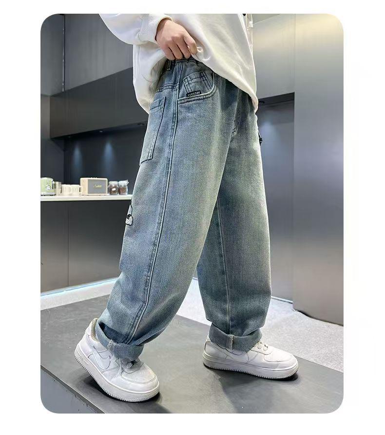 Barnbyxor i denim för pojkar - Vår och Höst - Snygga och Bekväma