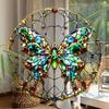 2D Flat Acrylic Vibrant Butterfly Light Catcher, Nurseries,Vintage Home Decor Wall for Bar Kitchen, Restaurant Shop Wall Decor, Hanging Acrylic Plaqu