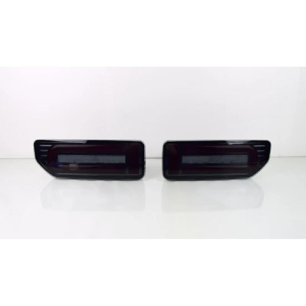 1 Pair Car LED Tail Light Taillight For Suzuki Jimny JB64 JB74 2019-2024 LED Rear Running Light + Brake + Dynamic Turn Signal Black Black Face
