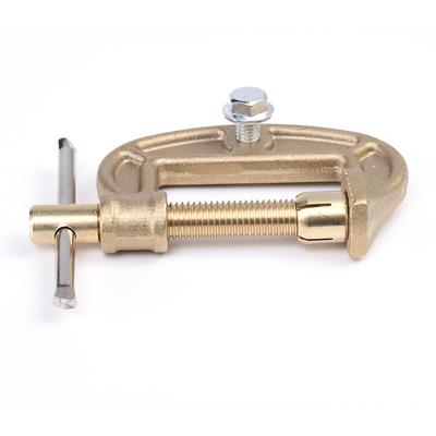 300A Ground Clamp High Power Brass Welding Electrode Holder G-shaped Ground Welding Earth Clamp Replacement Welder Machine Tools