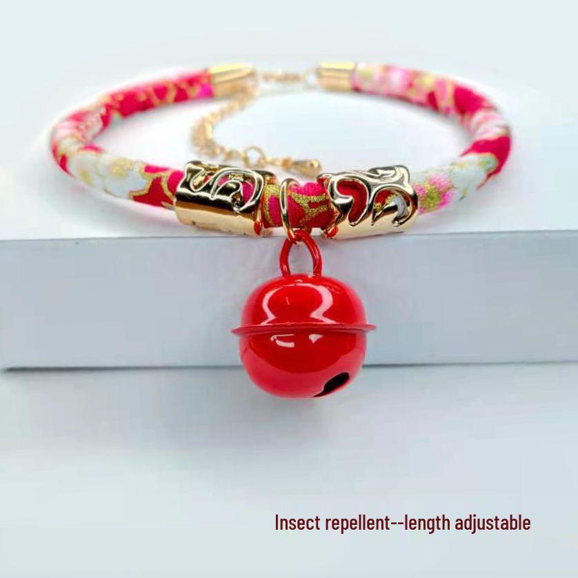 Floh- & Zeckenabwehrhalsband für Katzen & Hunde mit Glocke - Kätzchenzubehör