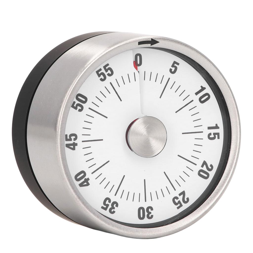 Magnetischer Timer, Magnetdesign, Edelstahl, 70 dB Alarm, hochpräziser visueller Timer für die Küche