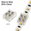10Pcs 2P 8MM 10MM LED Strip Connector Screw Fixing Connection Connector Terminal LED Strip Light Wire Connection