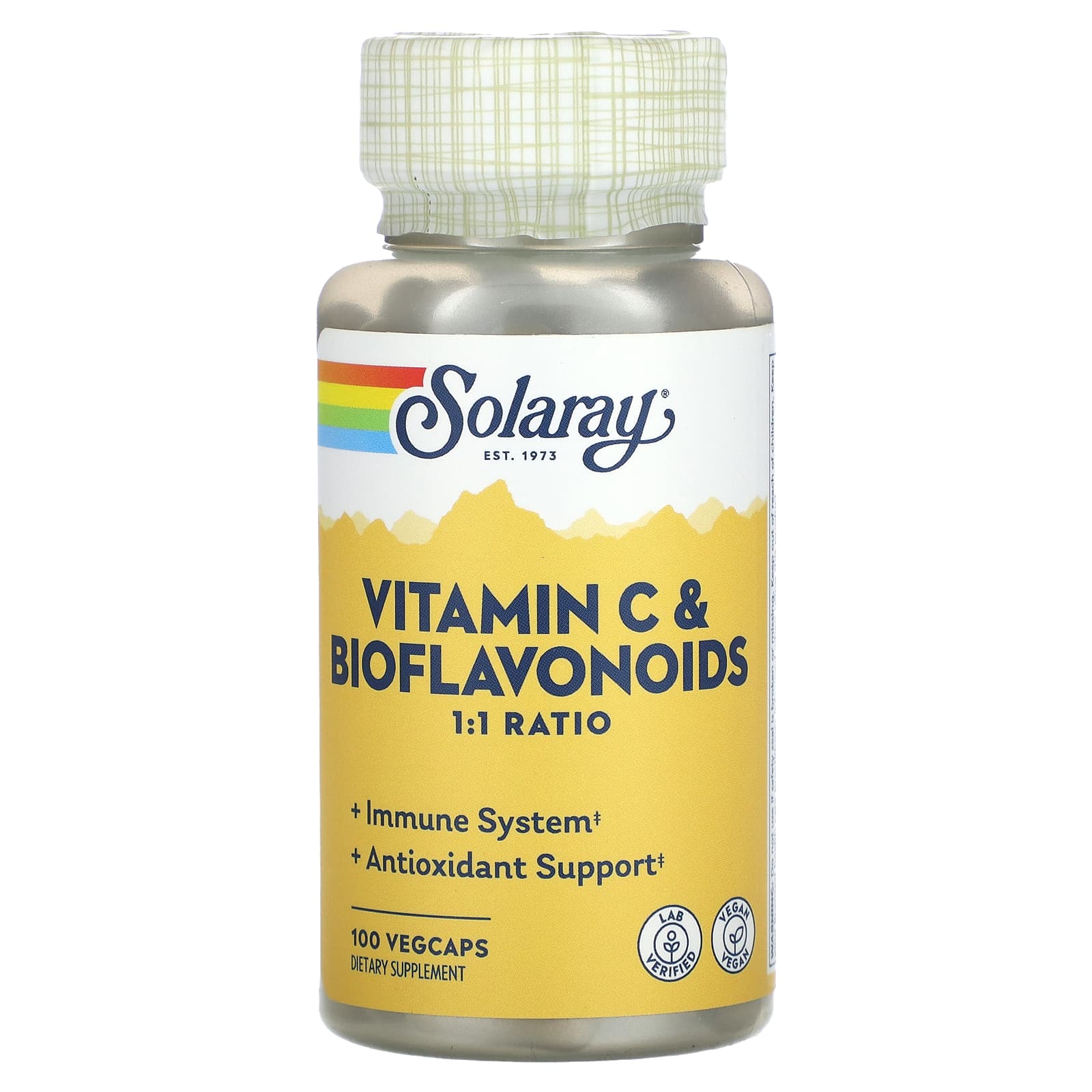 

Vitamin C & Bioflavonoids, 1:1 Ratio, 100 Veggie Capsules