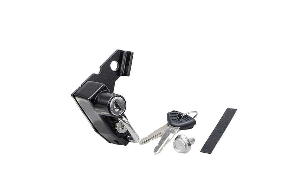 Kijima Bike Parts Helmschloss Stahl Schwarz Finish Svartpilen/Bitpilen HQ-05001