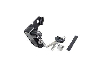 Kijima Bike Parts Helmet Lock Steel Black Finish Svartpilen/Bitpilen HQ-05001