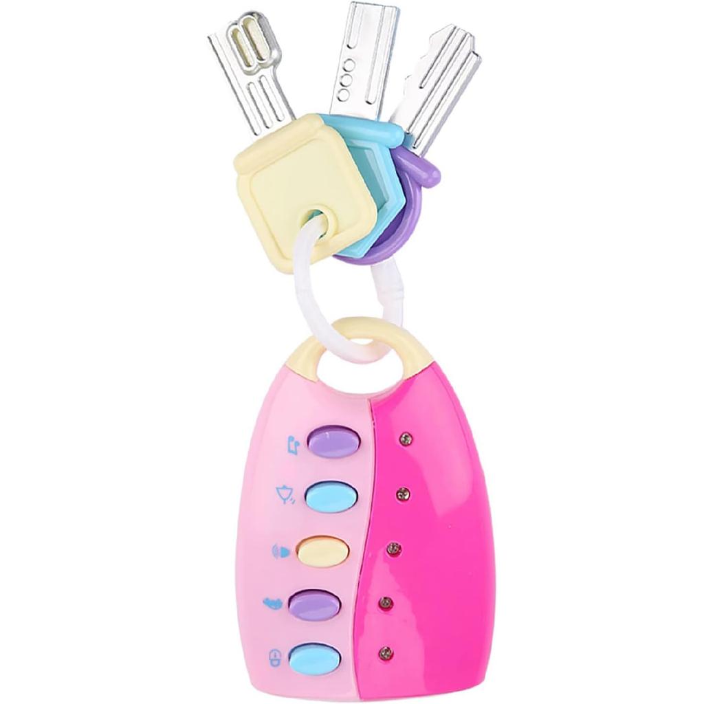 FILFEEL Remote Car Baby Toy, Baby Musical Toy Remote, Musical Car Keys (Not Included Battery)(10 X 6cm)