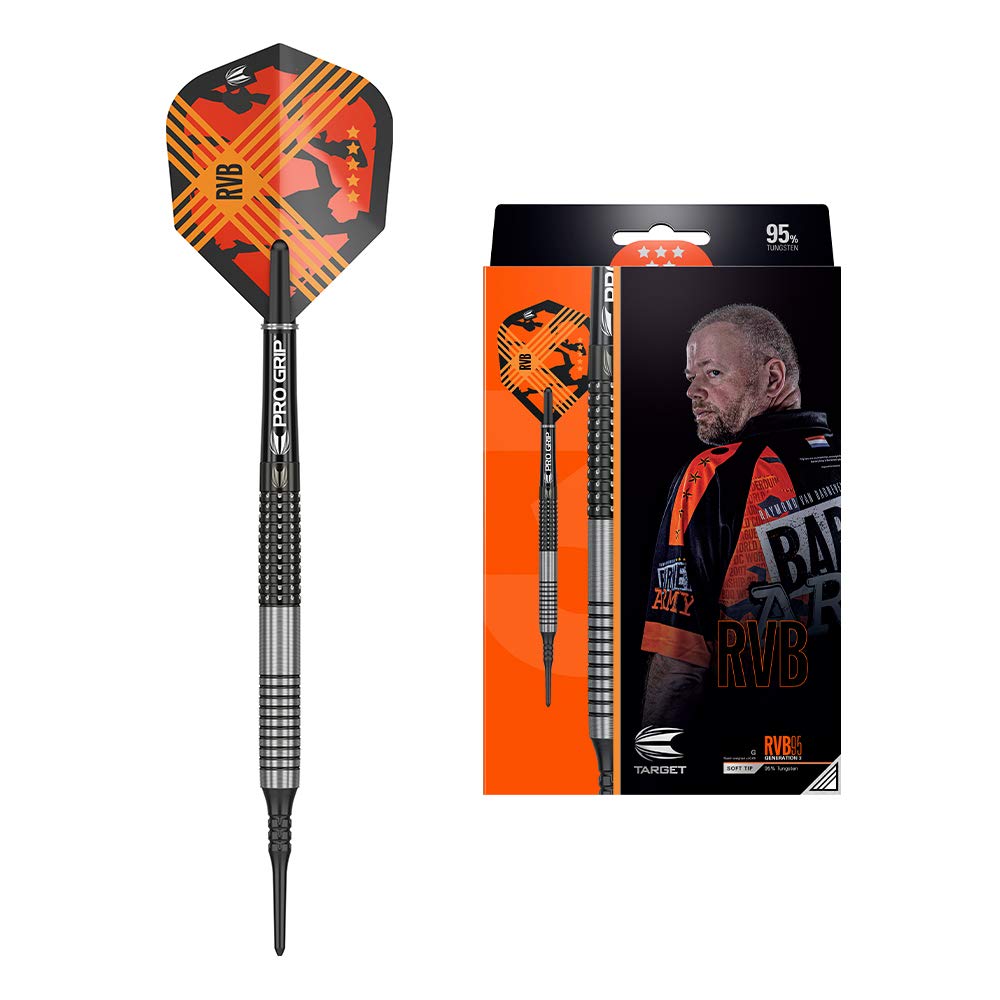 

Target RVB 95 Raymond Van Barneveld Model Generation 3 2BA 18g 210043