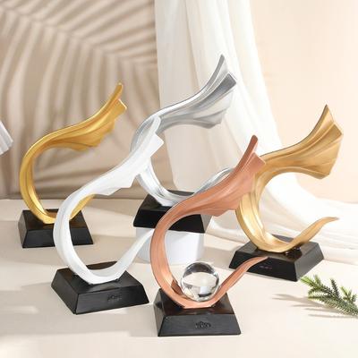 Leichter Luxus Fischschwanz Kunstharzhandwerk Hotel Veranda Tischdekoration Ozean-Serie Heim Desktop Kleines Geschenk Wohnzimmerdekoration