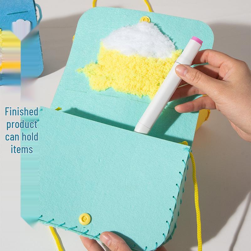 DIY kreslená taška sada: Dětská vzdělávací hračka a ručně vyráběný suvenýr