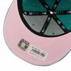 [New Era] Cap 59FIFTY Miami Dolphins NFL SUPER BOWL XIX PINK BOTTOM FITTED CAP TEAL MIAMI DOLPHINS Super Bowl Hat 5950 758 [Used]