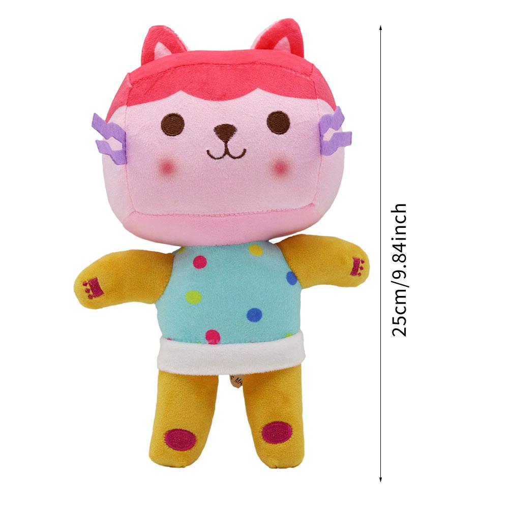 Hot Gabby Dollhouse Plush Toy Mercat Cartoon Stuffed Smiling Cat Hug Gaby Girl Dolls Kids Birthday Gifts