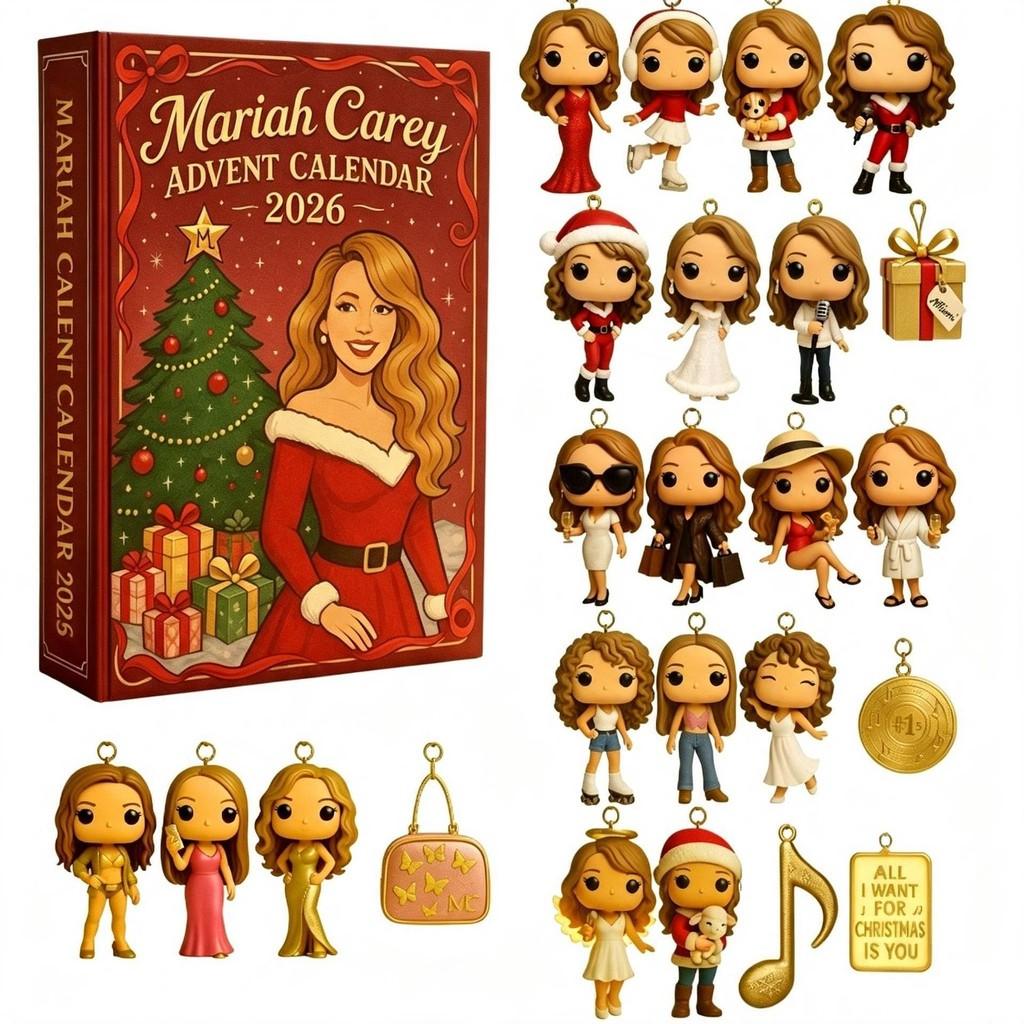 Weihnachts-Countdown-Kalender Mit Adventsboxen Für Feiertagsdekoration Und Geschenke