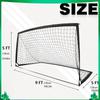 Backyard Indoor and Outdoor Teens Training Soccer Goal Net Set Foldable Football Gate Portable Football Goal Post Net