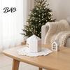 Party Supplies for Guests 10PCS House Shaped Candy Boxes with Lanyard, DIY Decorative Cardboard Hollow Window Gift Treat Containers, Small Item