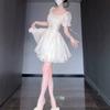 Gentle Wind French Style, Great-looking Waist Fluffy Fairy Dress, Small Fairy Dress, Summer Fashion Wear