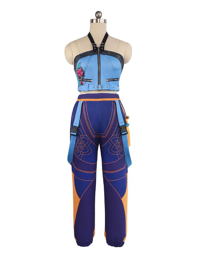 Halloween K-POP Demon Hunter Girl Group Kids Cosplay Costume - Lumi, Mila, Zoy Full Set