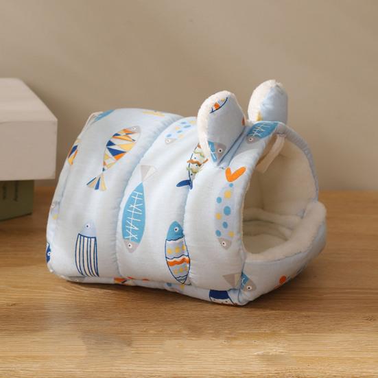 Ζεστό Σπιτάκι Χάμστερ Μικρό Ζωάκι Κατοικίδιο Κρεβάτι Ύπνου Κινούμενα Σχέδια Κουνέλι Καρότο Μοτίβο