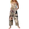 Women's Jumpsuit Printed Casual Loose Jumpsuit