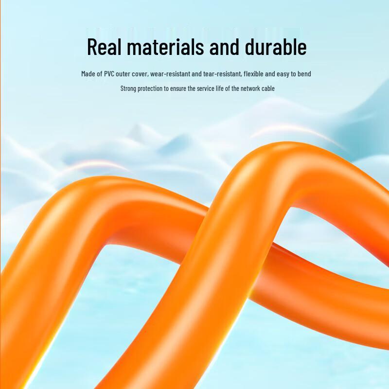 BIAZE CAT6A Unshielded Pure Copper Bulk Ethernet Cable